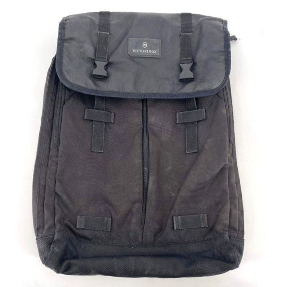 Victorinox Men's Altmont Flapover Expandable Laptop Backpack Bag Black Large